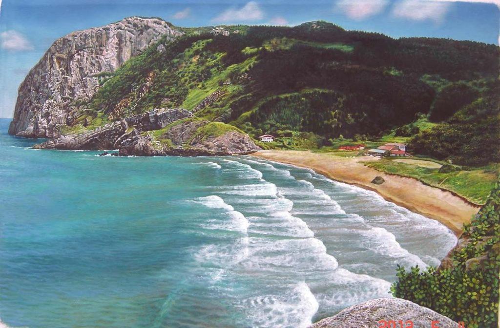 Playa Laga Villa Ibarrangelu Bagian luar foto